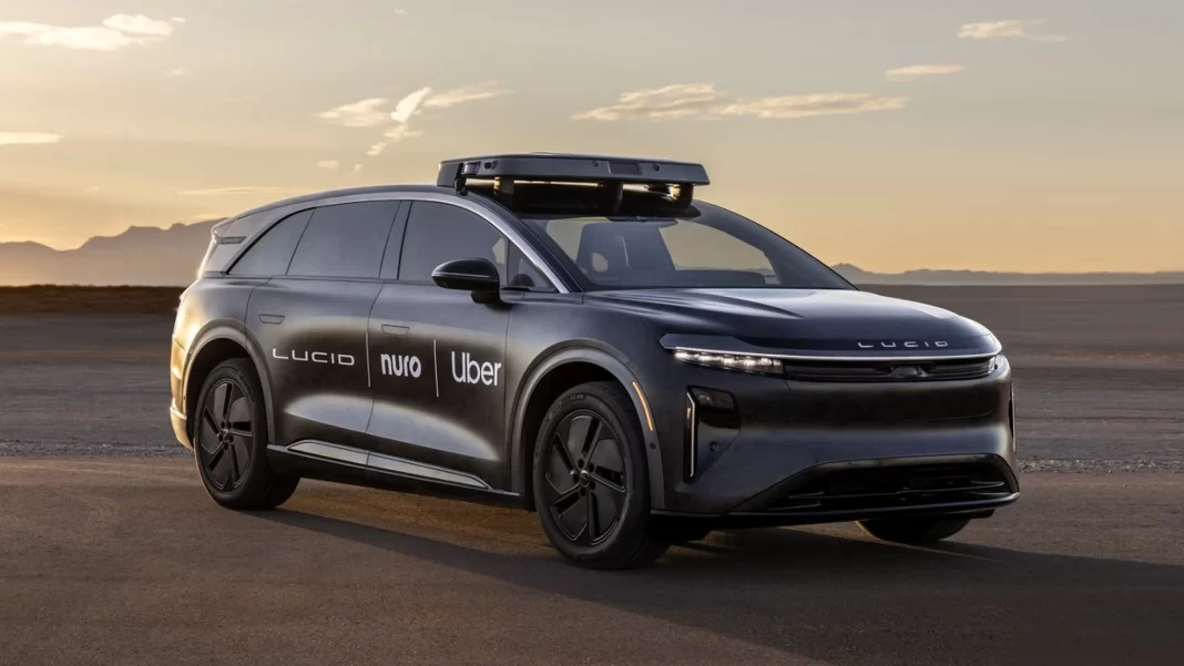 Lucid, Nuro, and Uber Partner on Next-Generation Autonomous Robotaxi Program